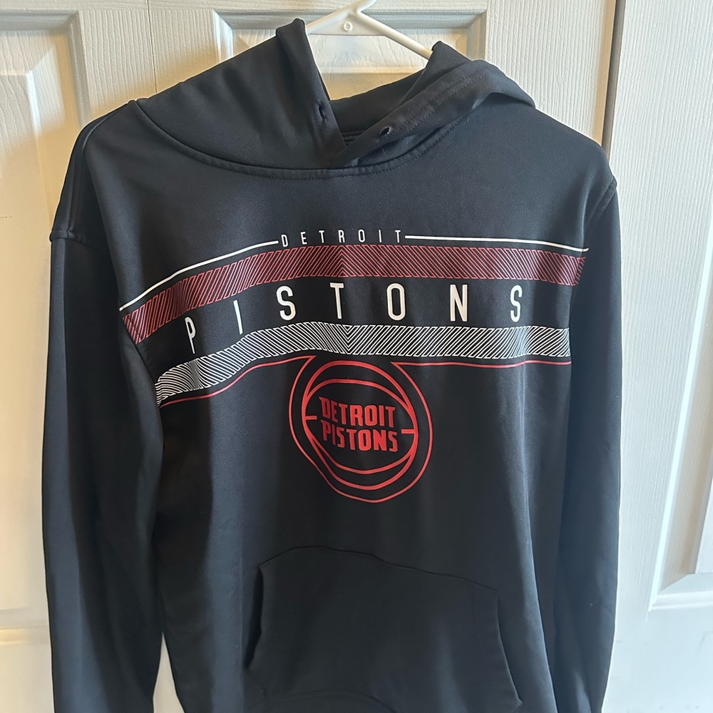 Detroit Pistons Black Hoodie Sweater